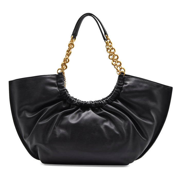 Borsa Michael Kors Indie Tote Nero Donna Con Dettagli Dorati