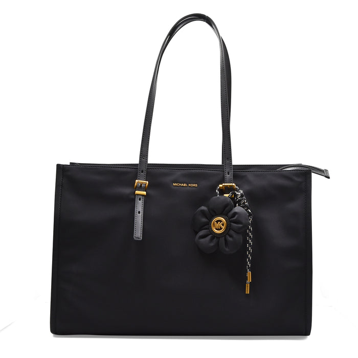 Borsa Michael Kors Zadie Media Donna In Nylon Nero Riciclato