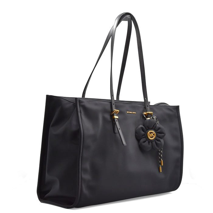 Borsa Michael Kors Zadie Media Donna In Nylon Nero Riciclato