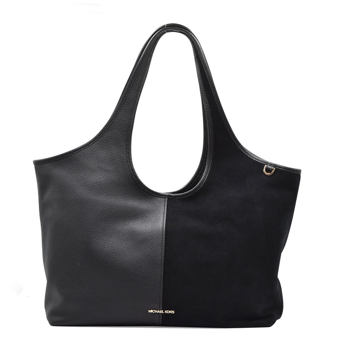 Borsa Michael Kors Henly Grande Donna Nero Abbinamento Pellami