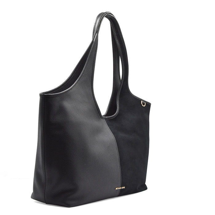 Borsa Michael Kors Henly Grande Donna Nero Abbinamento Pellami