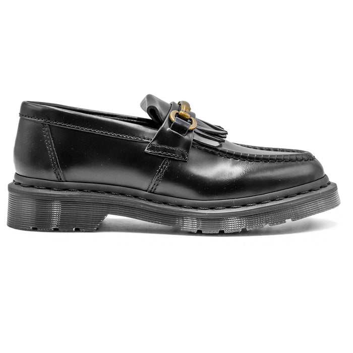 Martens Mocassini Snaffle Nero Dalla Finitura Lucida Donna