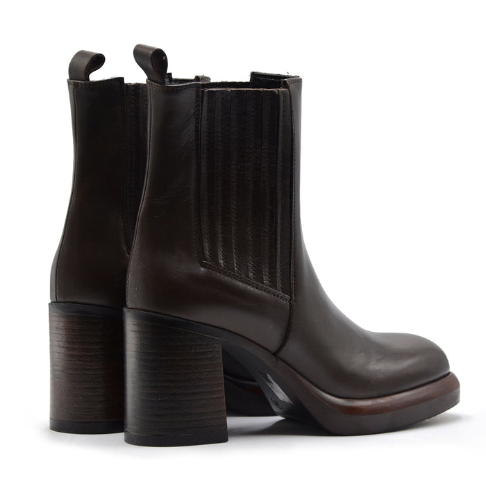 Stivaletti Donna Riccardo P. Marrone Tacco E Plateau Sporgente