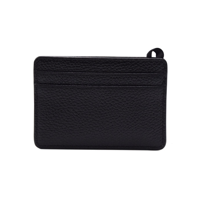 Michael Kors Portacarte Jet Set In Vera Pelle Martellata Nera