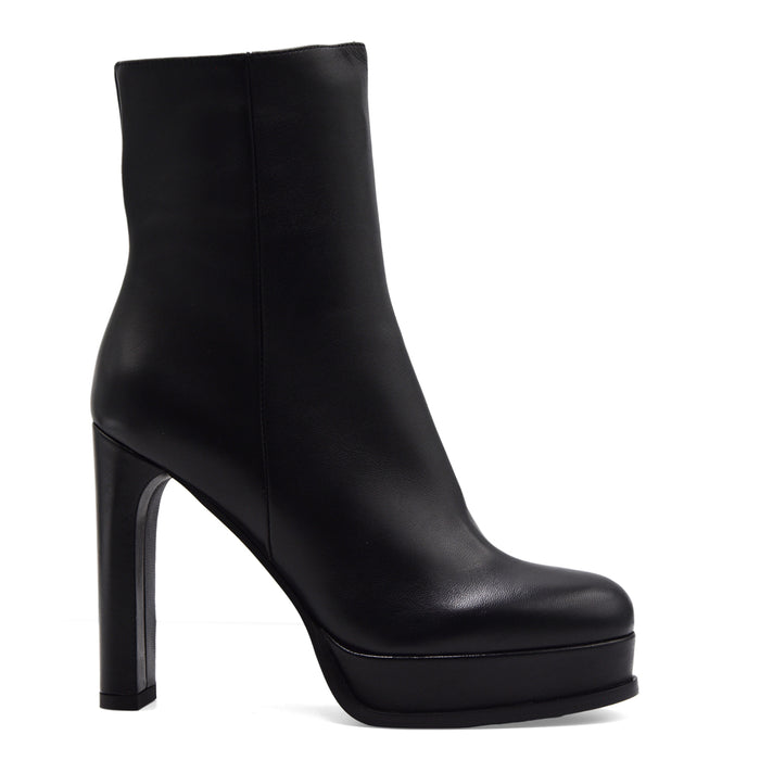 Stivaletti Chantal 1962 Donna Morbida Pelle Nera In Nappa 3301