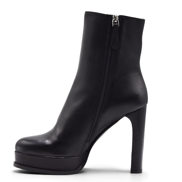 Stivaletti Chantal 1962 Donna Morbida Pelle Nera In Nappa 3301