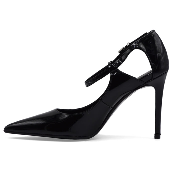 Décolleté Donna Chantal 1962 In Vera Pelle Verniciata Nera 3315