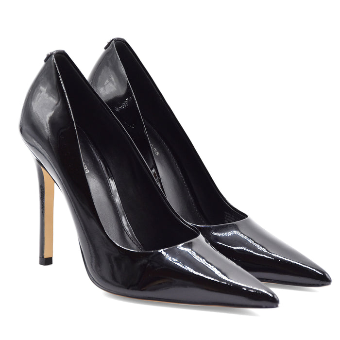 Décolleté Donna Michael Kors Elyse Nero In Pelle Verniciata