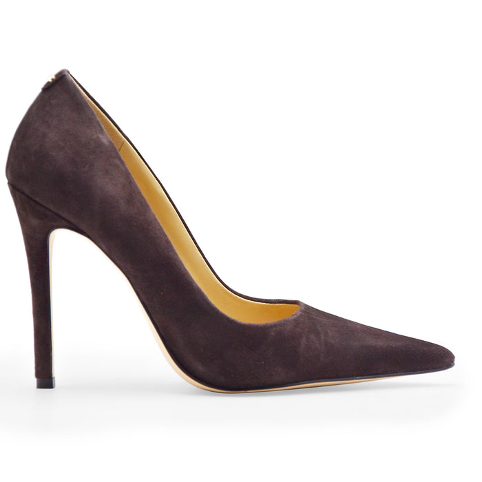 Décolleté Michael Kors Elyse Donna Camoscio Marrone Cioccolato