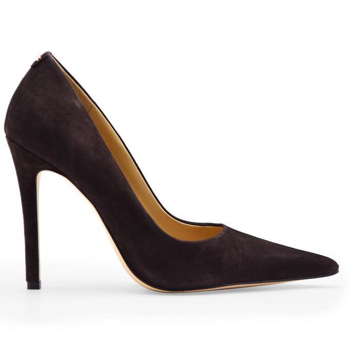 Décolleté Michael Kors Elyse Donna Camoscio Marrone Cioccolato