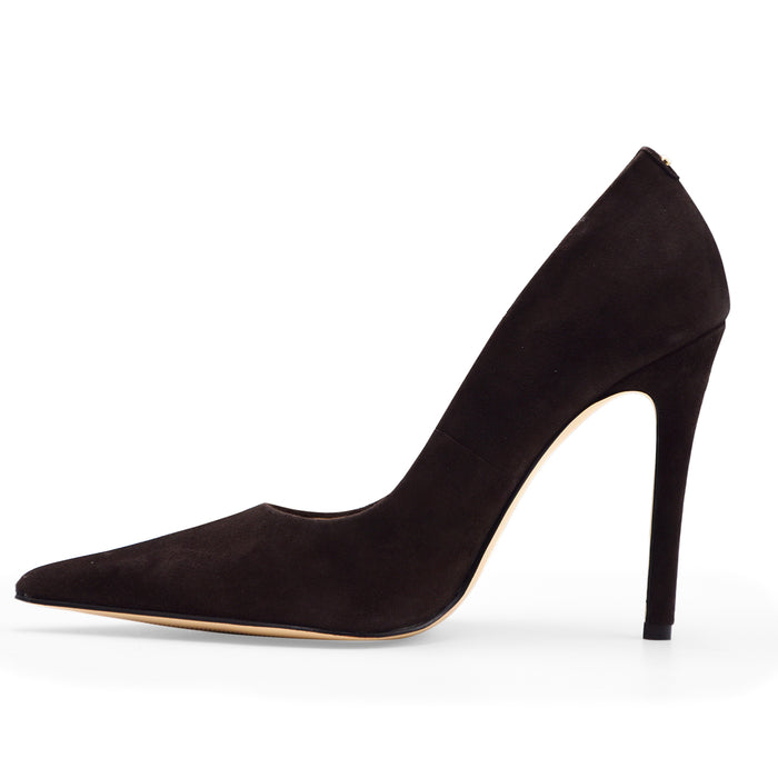 Décolleté Michael Kors Elyse Donna Camoscio Marrone Cioccolato