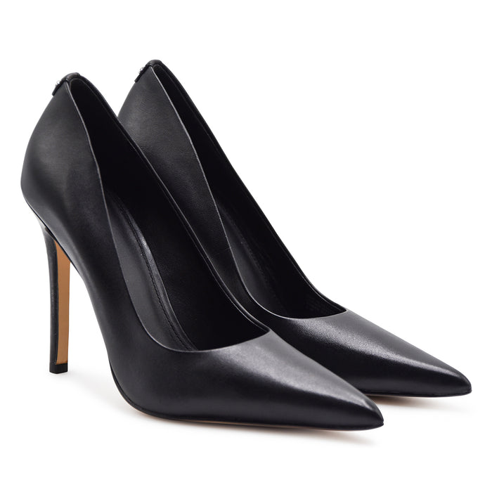 Décolleté Michael Kors Donna Pelle Nero Elyse High Pump Elegante
