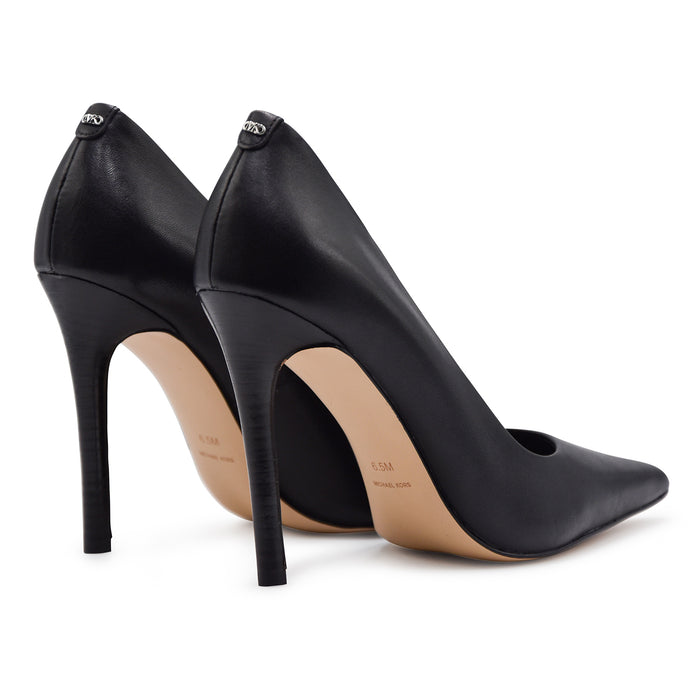 Décolleté Michael Kors Donna Pelle Nero Elyse High Pump Elegante