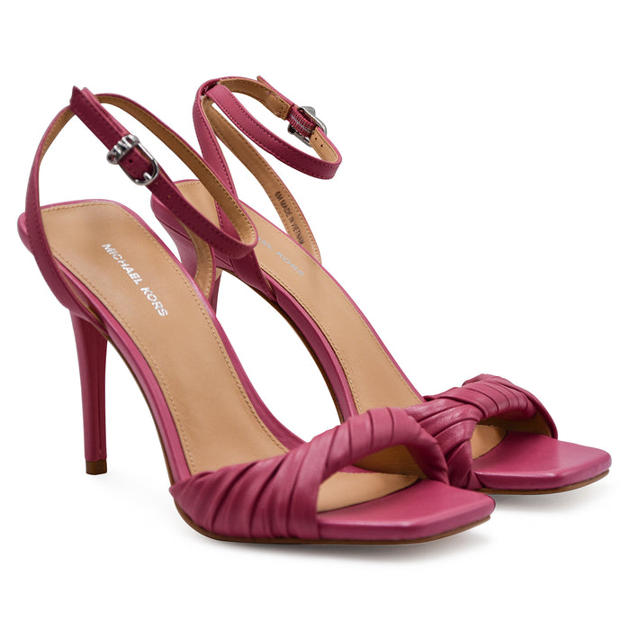 Michael Kors Sandali KIANA Pelle Rosa Con Cinturino Regolabile