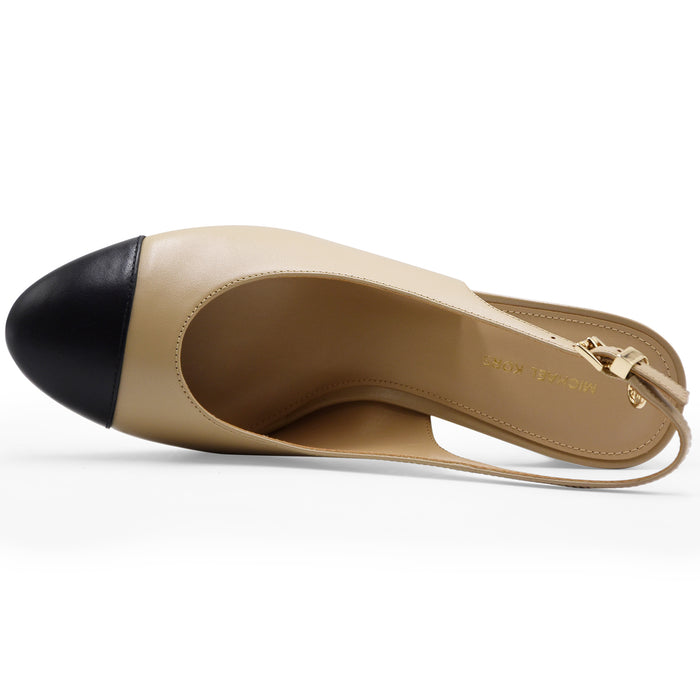 Slingback Michael Kors Piper Flex Donna Beige Nero Cinturino