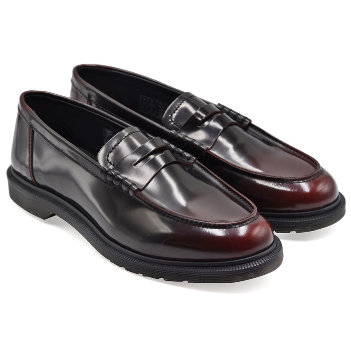 Dr. Martens Mayfair Arcadia Cherry Red Clean Line Loafers