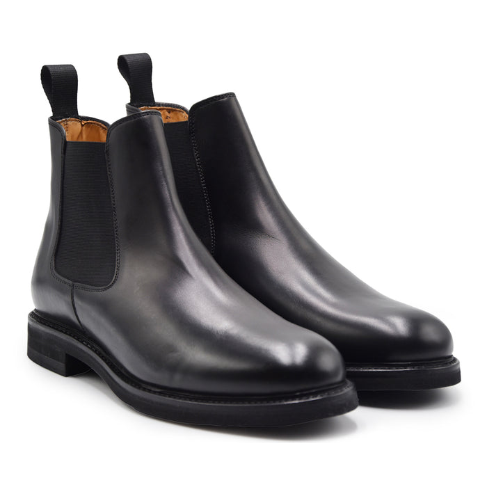 Stivaletti Chelsea Berwick 1707 Uomo Nero In Pelle Elegante