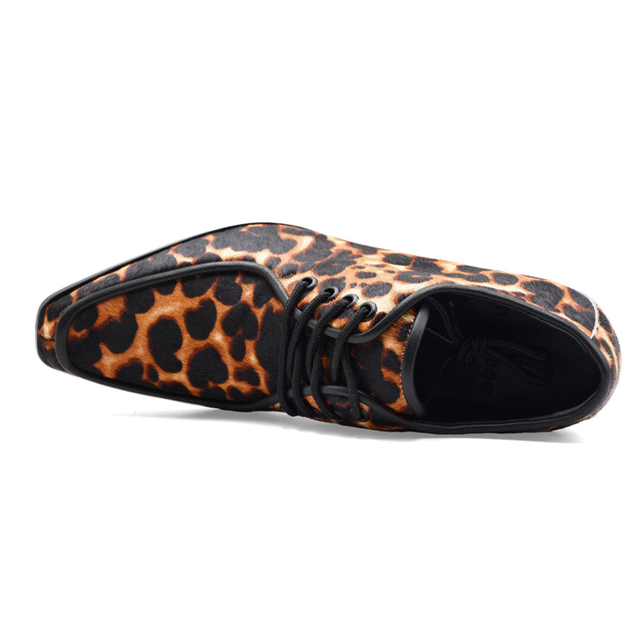 Scarpe Allacciate Con Tacco 4CCCCEES Osha Elda Leopard Donna