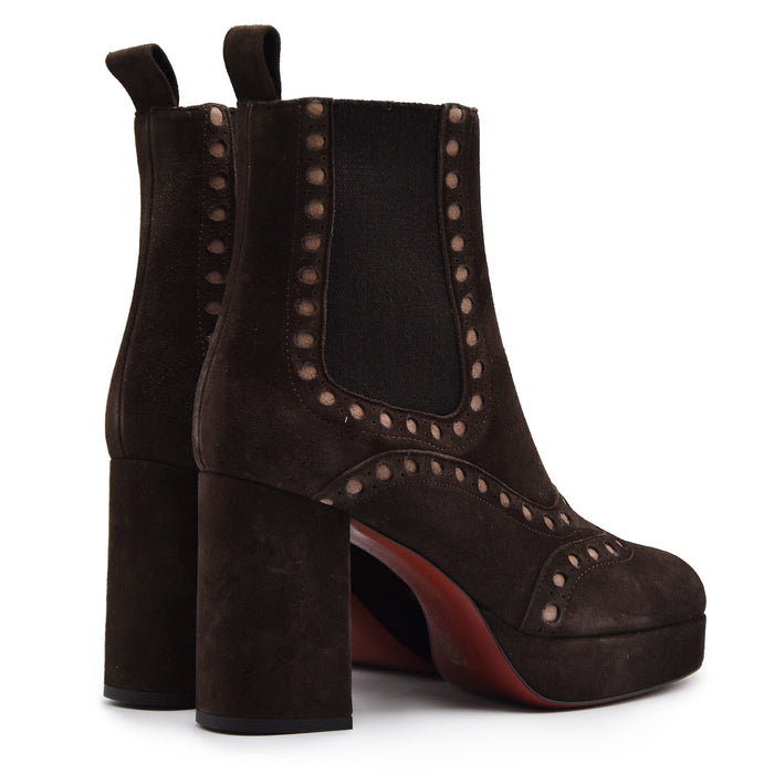 Roberto Festa Stivaletti Donna Clairine Pelle Testa Di Moro