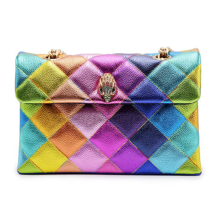 Borsa Donna Kurt Geiger London Kensington Con Motivo Arcobaleno