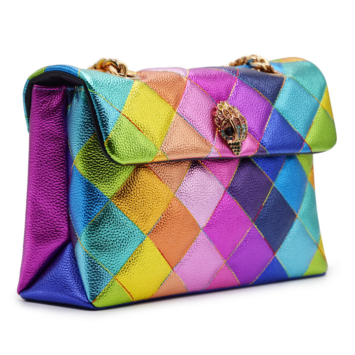 Borsa Donna Kurt Geiger London Kensington Con Motivo Arcobaleno