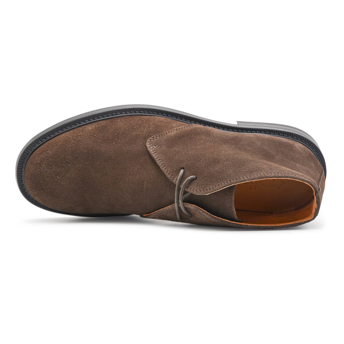 Polacchini Saxone 503 Uomo Vera Pelle Scamosciata Testa Di Moro