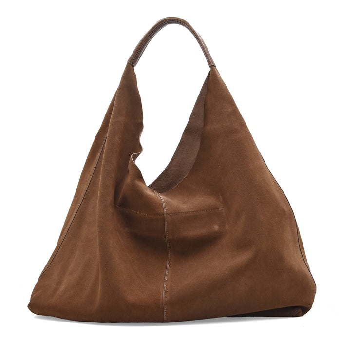Borsa Donna Kurt Geiger London Large Chelsea Slouch Hobo Marrone