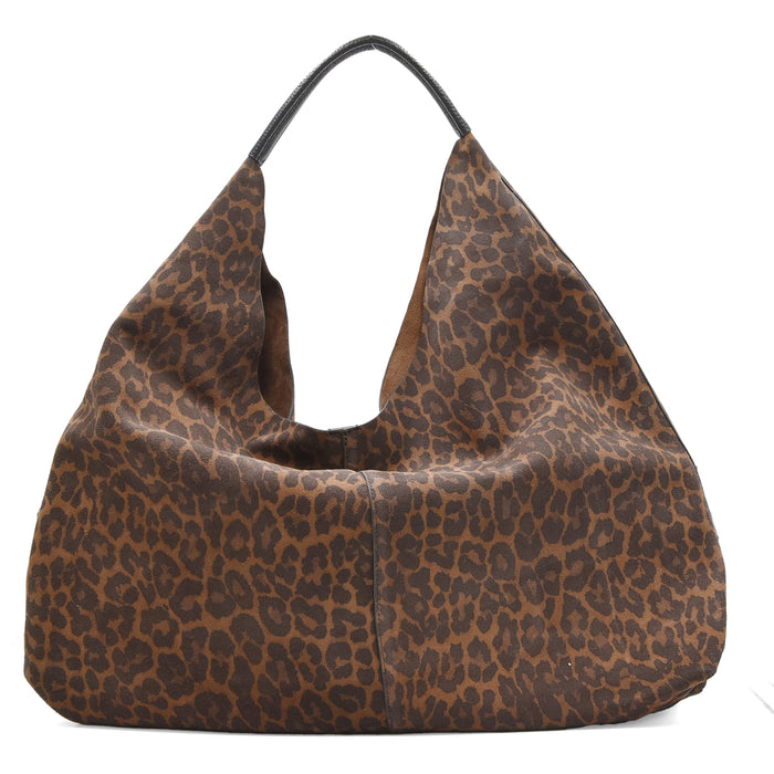 Borsa Donna Kurt Geiger London Chelsea Large Slouch Hobo Leopard