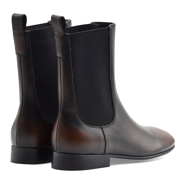 Stivaletti Bibi Lou Donna Pelle Marrone Sfumata KENDRA BOOTIES