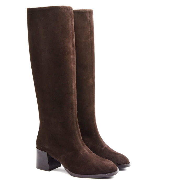 Stivali Tubolari Jubilé Donna Sacchetto Camoscio Testa Moro