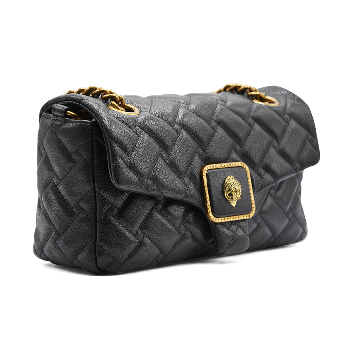 Borsa Donna Kurt Geiger Pimlico Nero Lavorazione Trapuntata