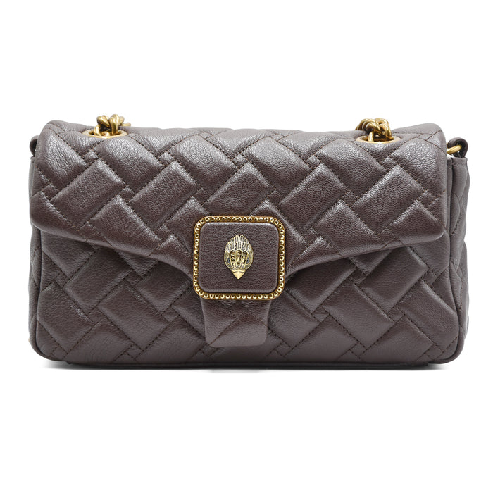 Borsa Kurt Geiger Pimlico Donna Pelle Marrone Dal Design Deciso