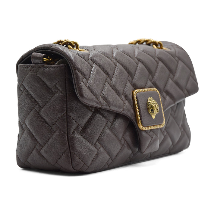 Borsa Kurt Geiger Pimlico Donna Pelle Marrone Dal Design Deciso