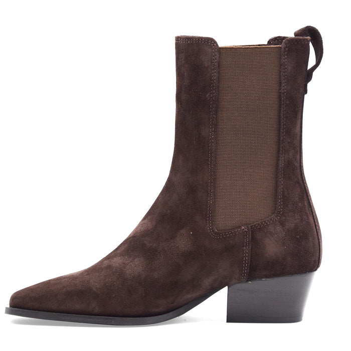 Stivaletti Bibi Lou Donna SPINEL BOOTIES In Camoscio Marrone