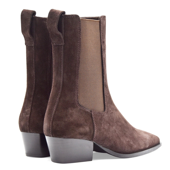 Stivaletti Bibi Lou Donna SPINEL BOOTIES In Camoscio Marrone