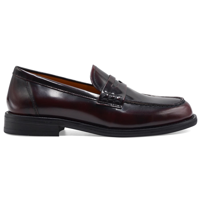 Mocassini Donna Vagabond Linn Bordeaux Pelle Lucida Elegante