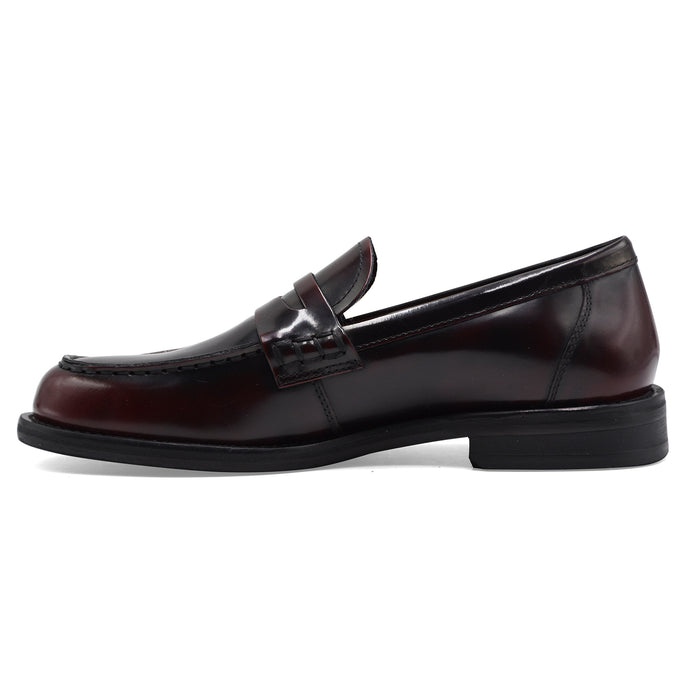 Mocassini Donna Vagabond Linn Bordeaux Pelle Lucida Elegante