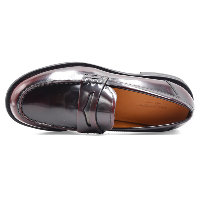Mocassini Donna Vagabond Linn Bordeaux Pelle Lucida Elegante