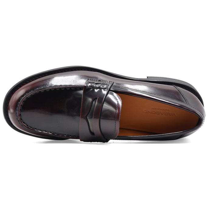 Mocassini Donna Vagabond Linn Bordeaux Pelle Lucida Elegante