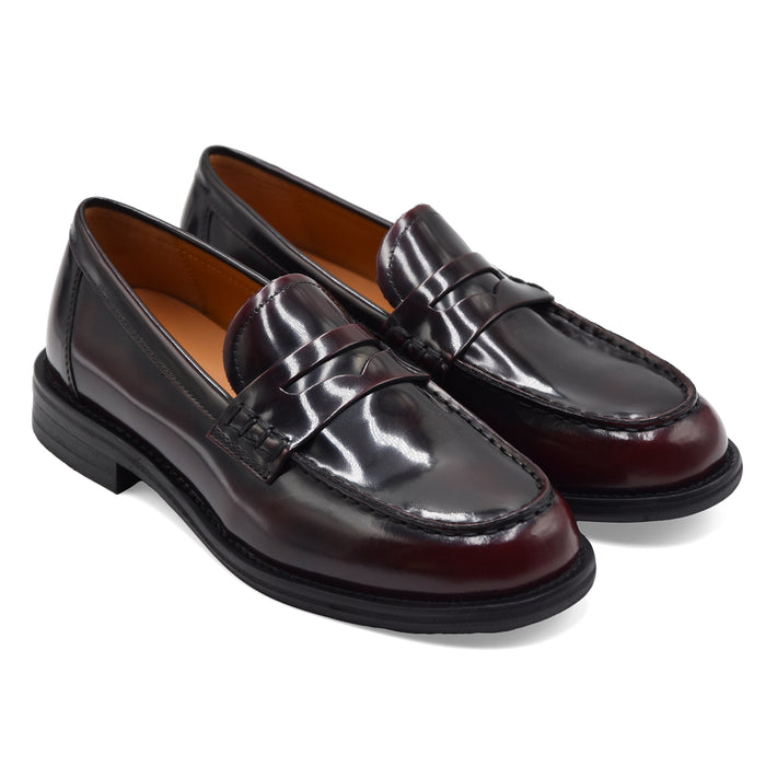 Mocassini Donna Vagabond Linn Bordeaux Pelle Lucida Elegante