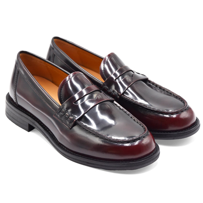 Mocassini Donna Vagabond Linn Bordeaux Pelle Lucida Elegante