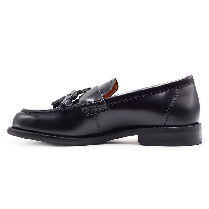 Mocassini Donna Vagabond Linn Nero Design Classico Con Nappine