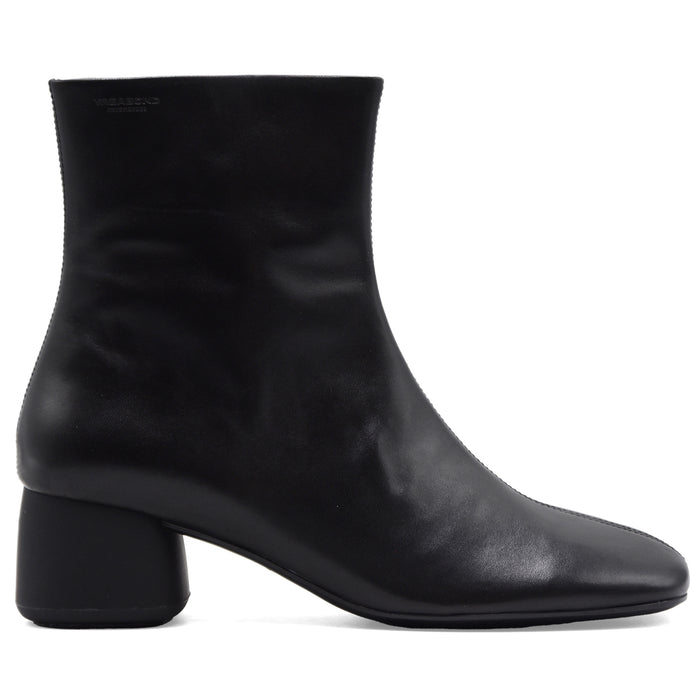 Stivaletti Donna Vagabond LIVIA In Pelle Nera Con Zip Laterale