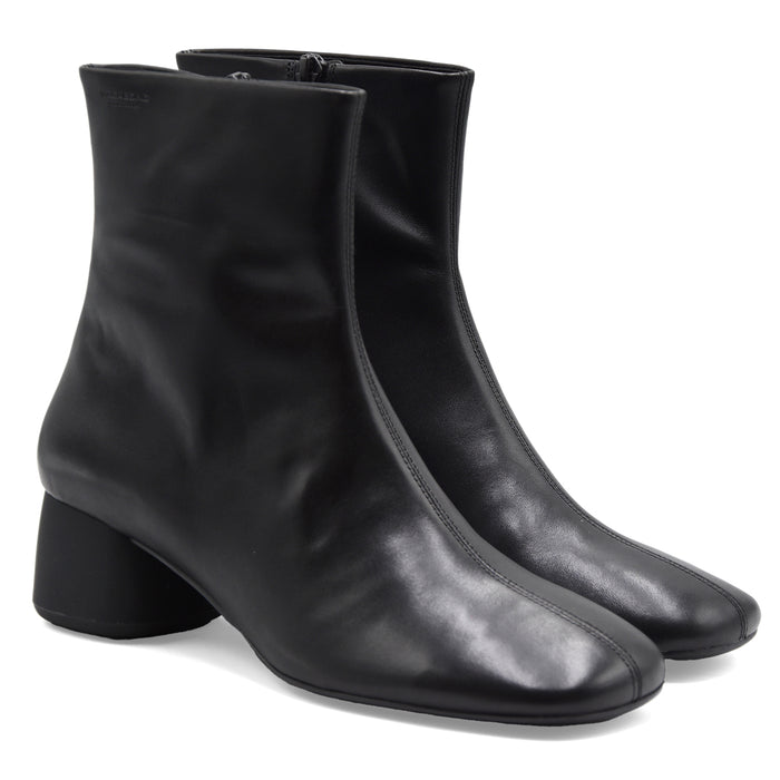 Stivaletti Donna Vagabond LIVIA In Pelle Nera Con Zip Laterale