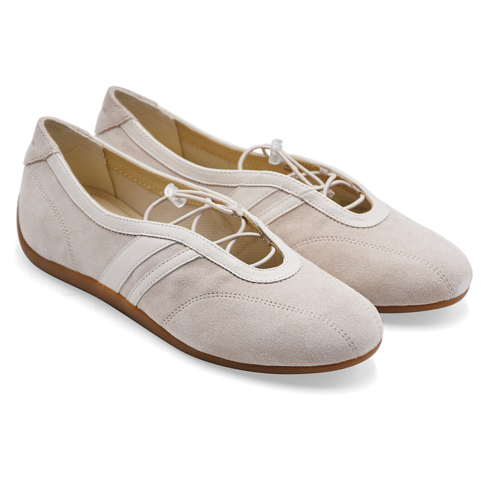 Sneakers Ballerina Vagabond Donne HOLLIE In Vero Camoscio Beige
