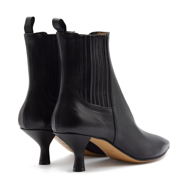 Stivaletti Pomme D'Or Donna Nero Pregiata Lavorazione Sacchetto