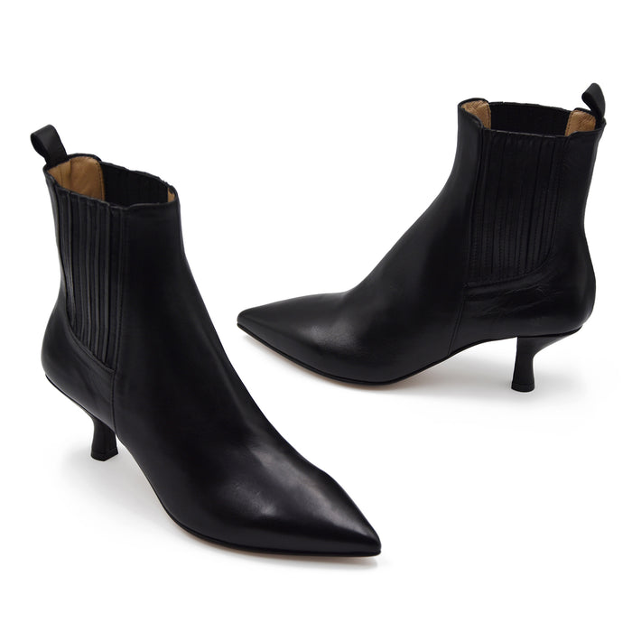 Stivaletti Pomme D'Or Donna Nero Pregiata Lavorazione Sacchetto