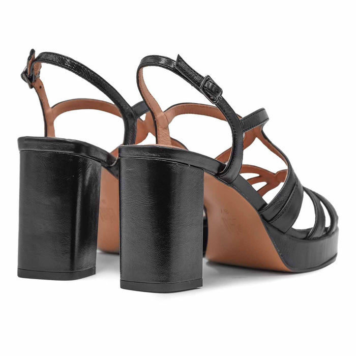 Bibi Lou Black Women's Sandals Trendy Look With Maximum Comfort