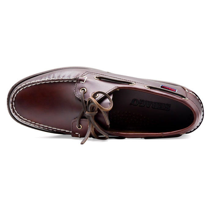 Sebago Scarpe Da Barca Uomo Marrone DOCKSIDES PORTLAND WAXED