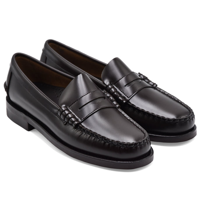 Mocassini Uomo Sebago Classic Dan Classici Pelle Dark Coffee